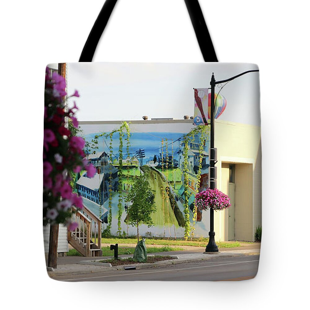 Mural Tote Bag featuring the photograph Whitehouse Ohio 9398 by Jack Schultz
