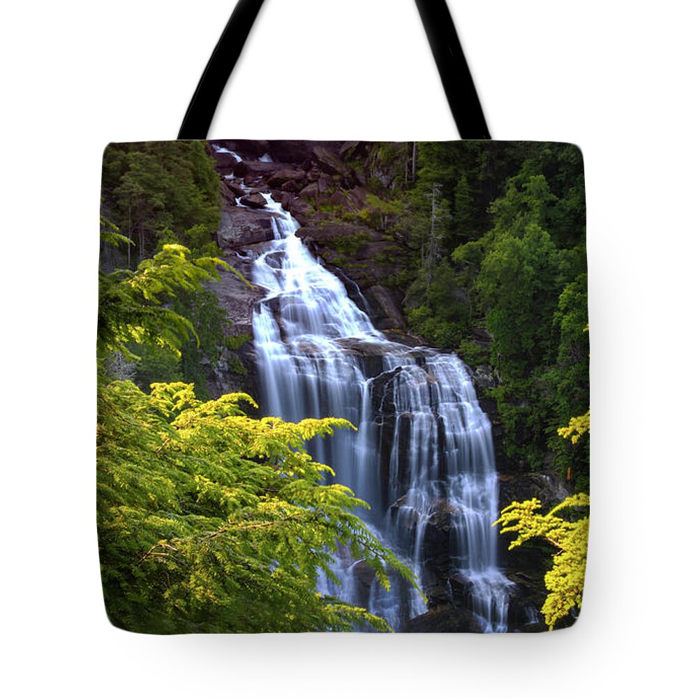Art Prints Tote Bag featuring the photograph Whitewater Falls by Nunweiler Photography