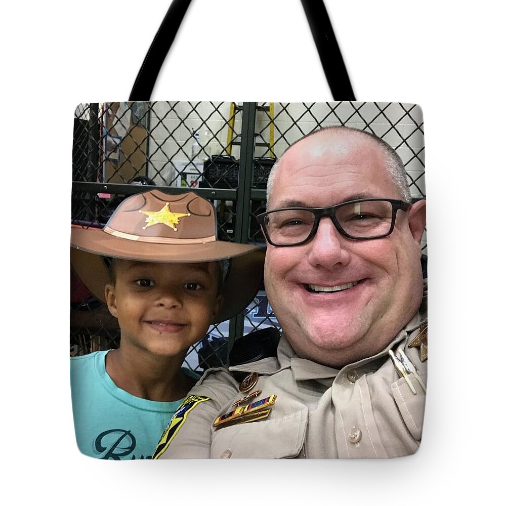 Selfie Tote Bag featuring the photograph Why I Love My Job by Lee Darnell