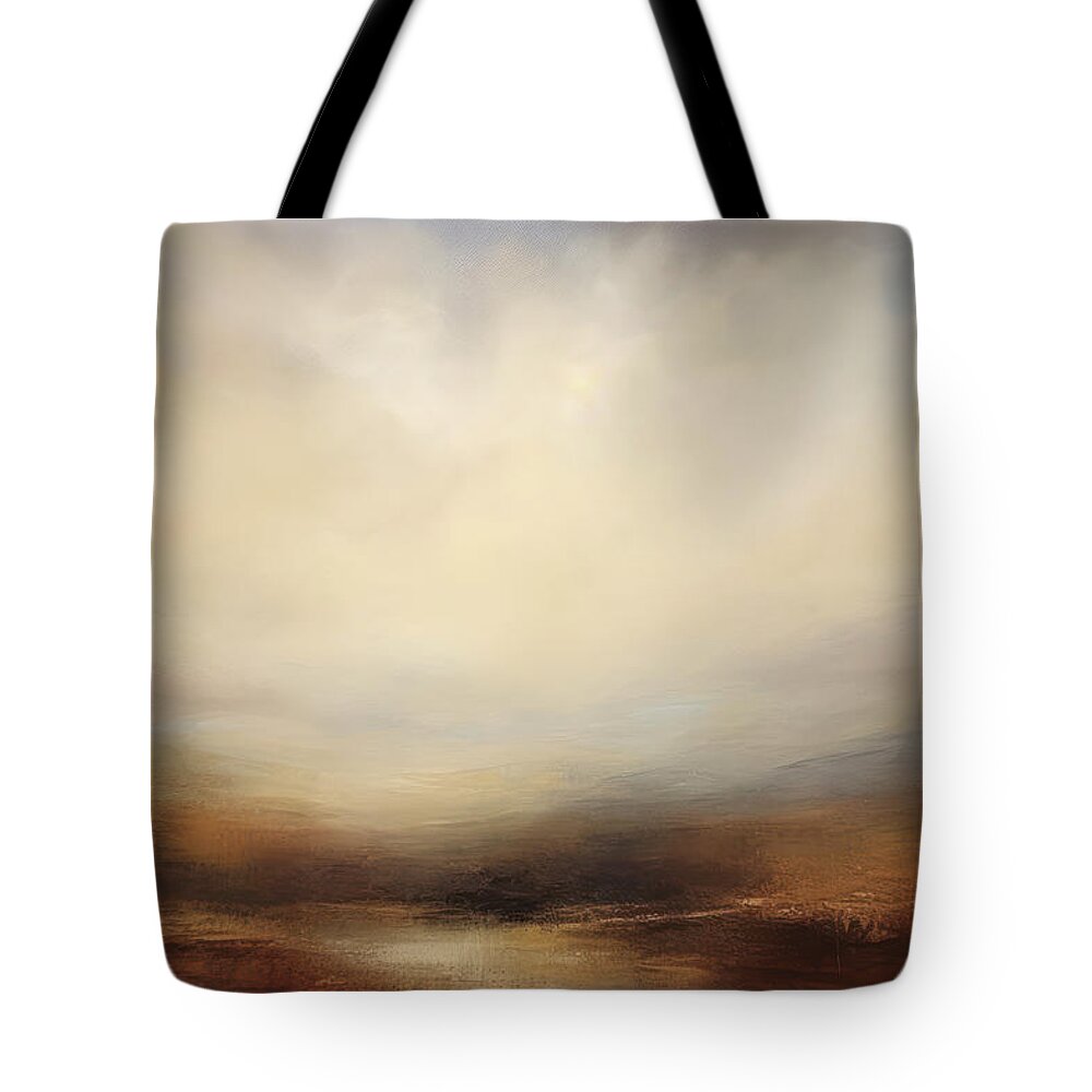 Wide Open Spaces Tote Bag featuring the painting Wide Open Spaces Desert Dreams 10 by Jai Johnson