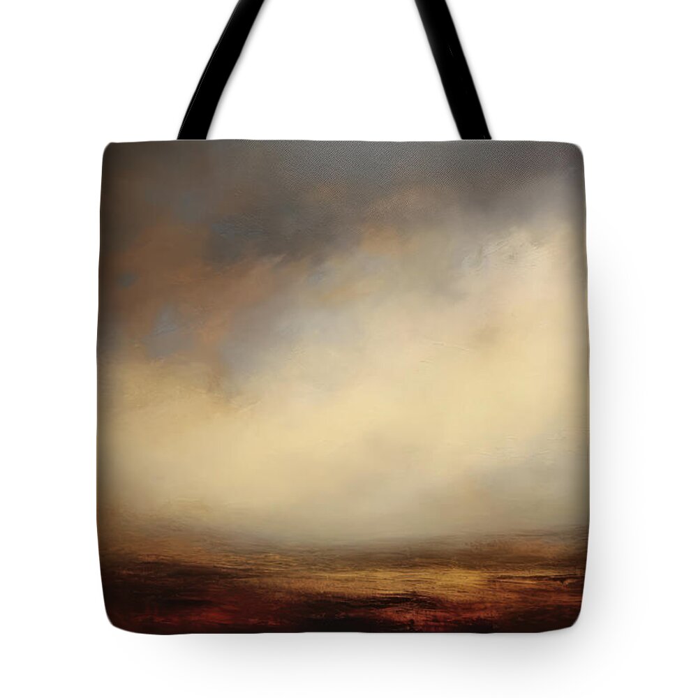 Wide Open Spaces Tote Bag featuring the painting Wide Open Spaces Desert Dreams 8 by Jai Johnson