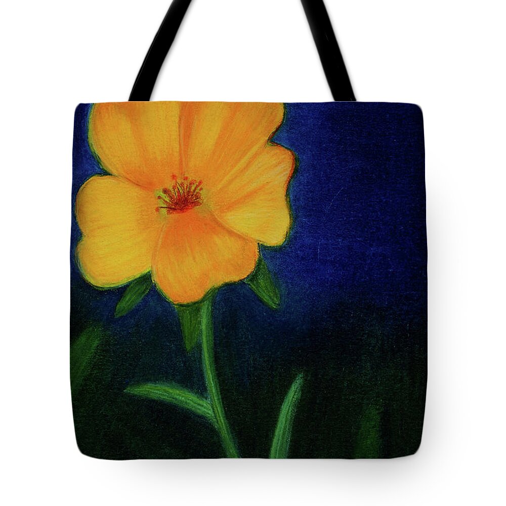 Dorothy Lee Art Tote Bag featuring the painting Wildflower by Dorothy Lee