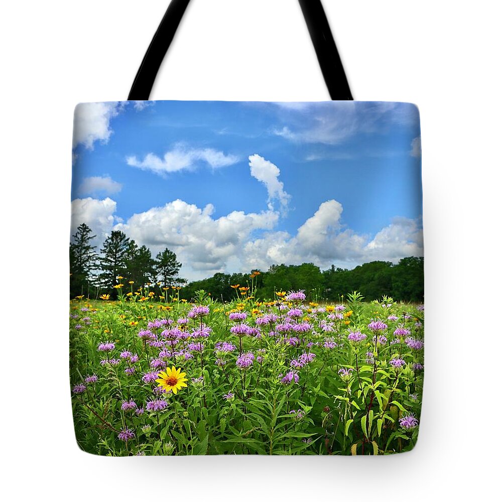 Wildflower Tote Bag featuring the photograph Wildflower Glory by Sarah Lilja