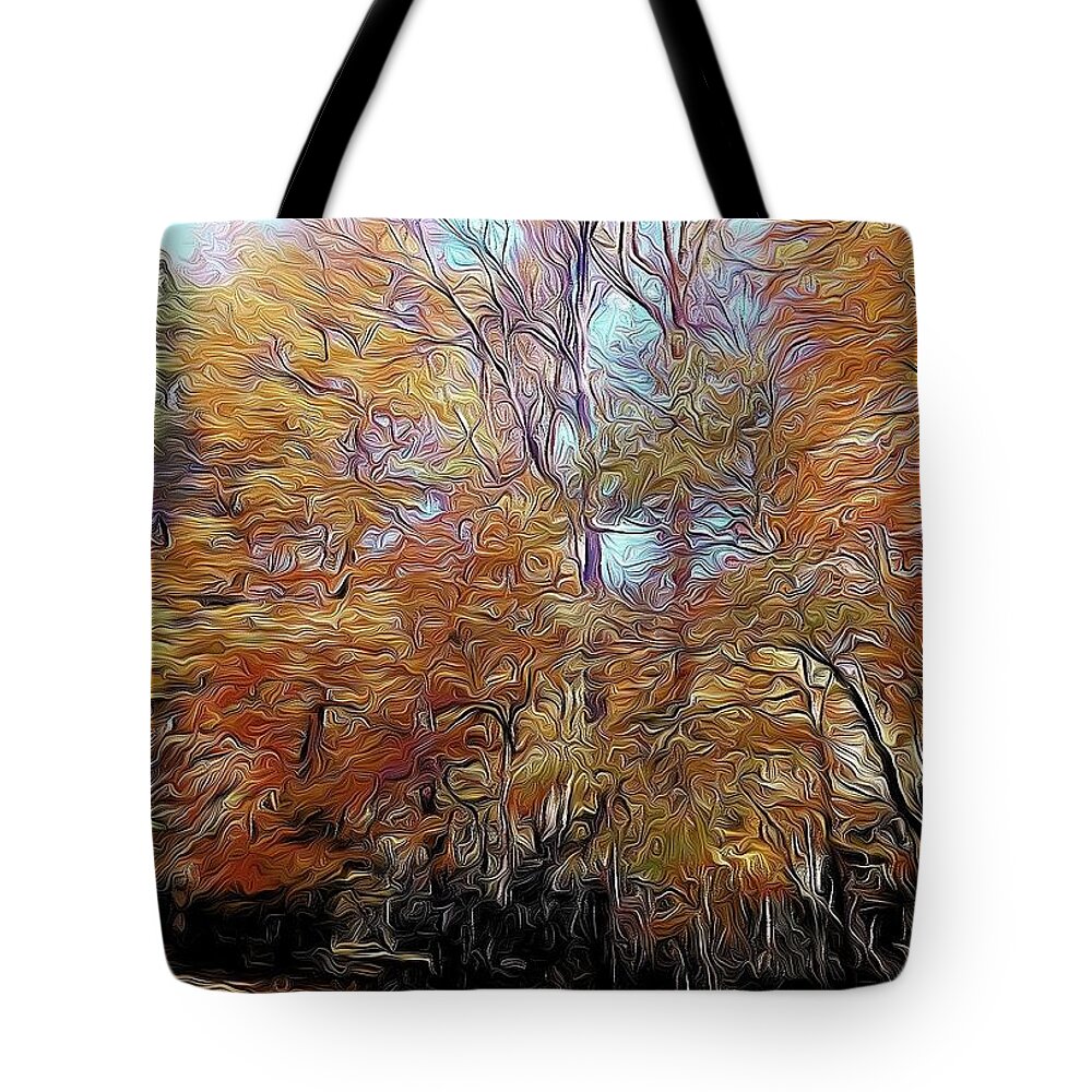 Wins Tote Bag featuring the photograph Wind in the Trees by Joe Kozlowski
