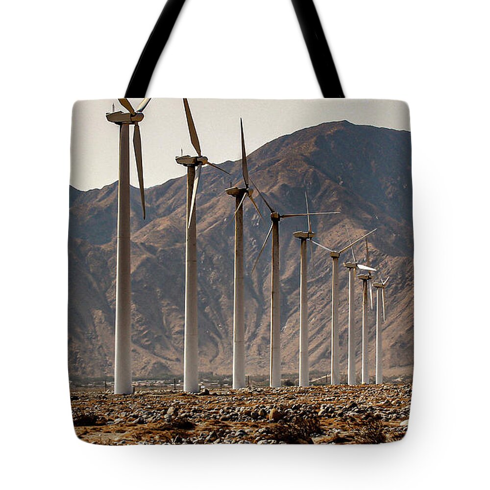 Windmills Tote Bag featuring the photograph Windmills 13 Vintage-2020 by Kip Vidrine