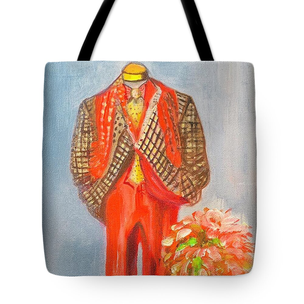 Autumn Tote Bag featuring the painting Window Dressing by Juliette Becker