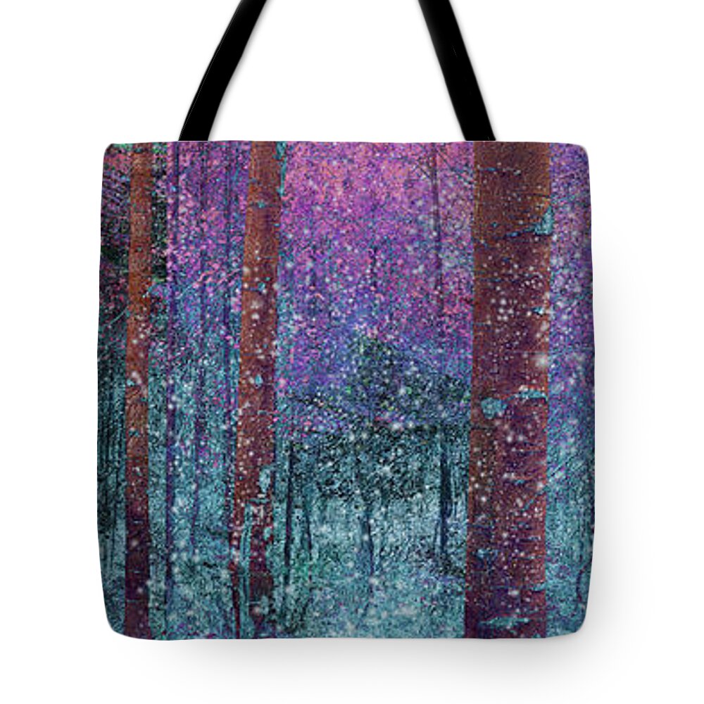 Winter Tote Bag featuring the digital art Winter Wonderland by Sandra Selle Rodriguez
