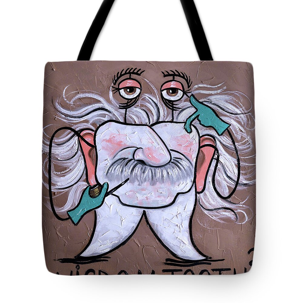 Missing Tooth Tote Bags