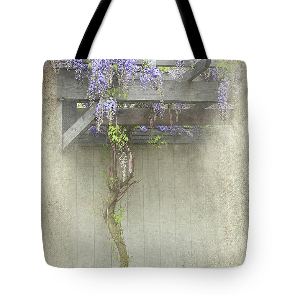 Flowers Tote Bag featuring the photograph Wisteria Tree by Marilyn Cornwell