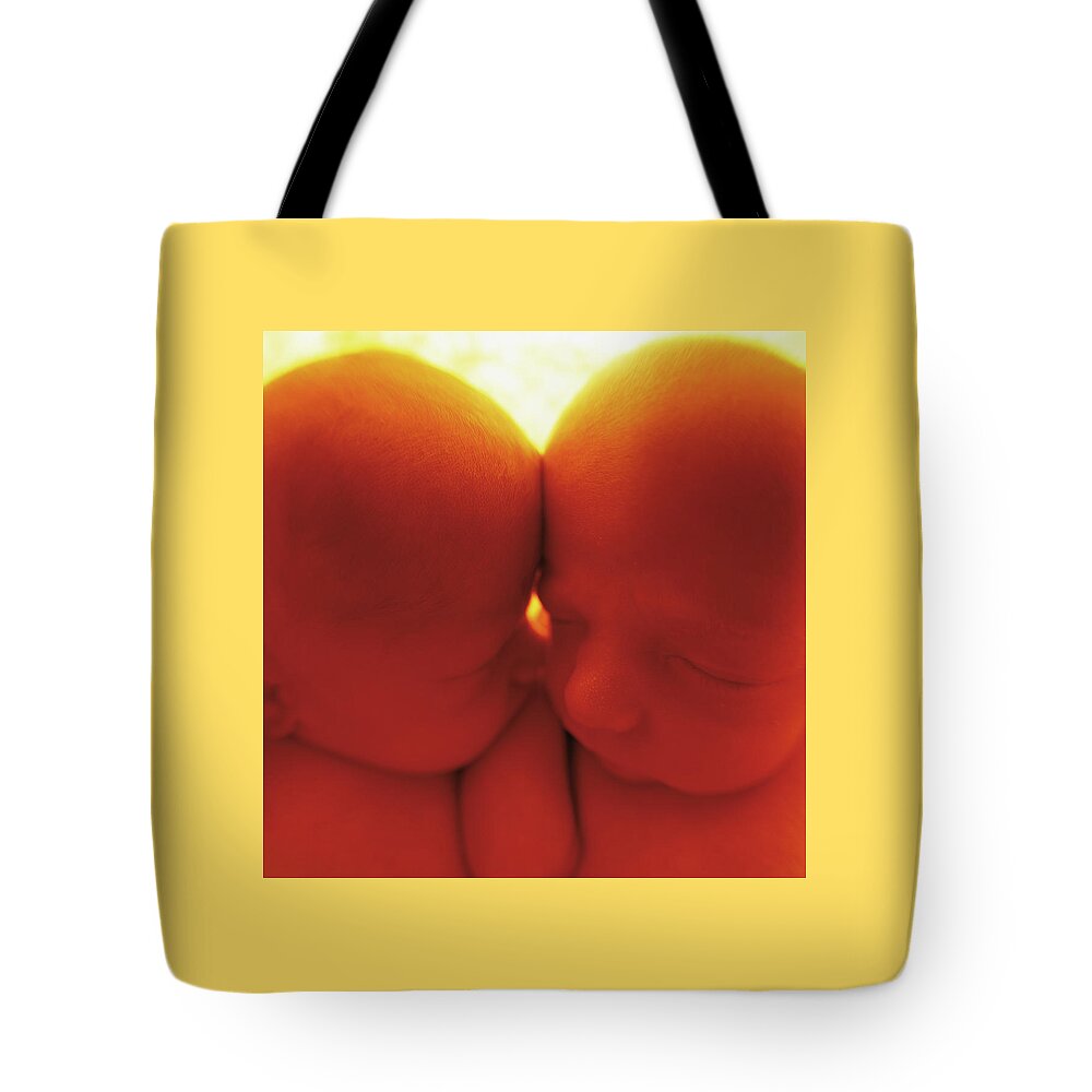 Color Tote Bag featuring the photograph Womb Series #6 by Anne Geddes