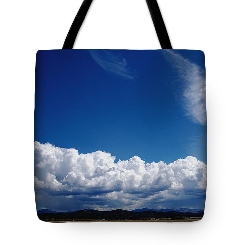 Clouds Tote Bag featuring the photograph Wondrous Clouds by Kae Cheatham
