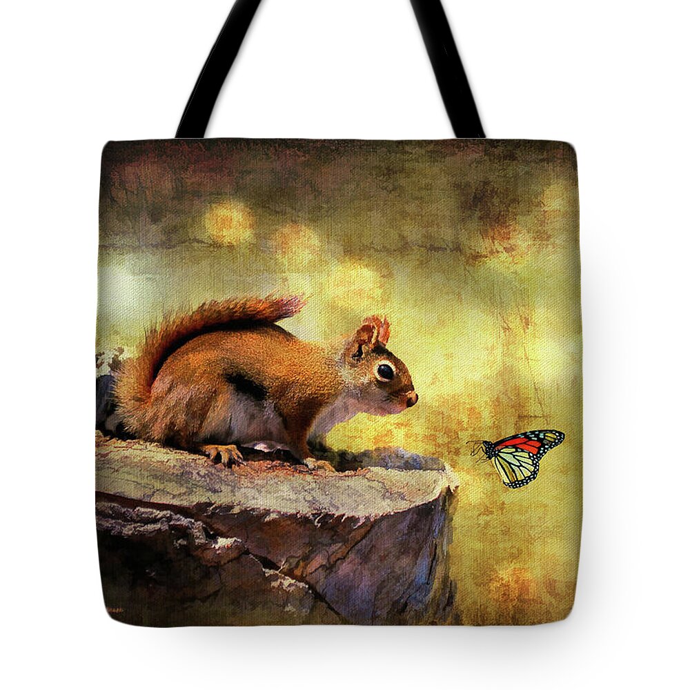 Wildlife Tote Bag featuring the photograph Woodland Wonder by Lois Bryan
