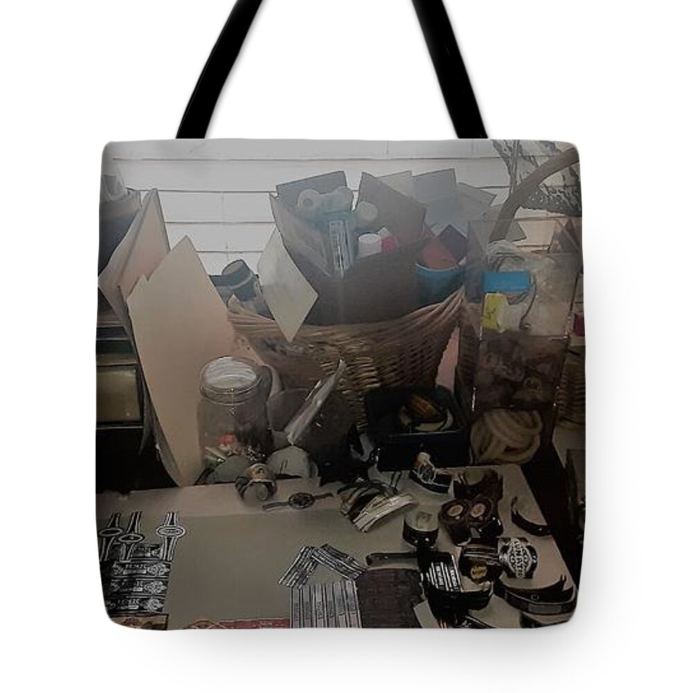 Unfinished Tote Bag featuring the photograph Work in Progress by Nancy Graham