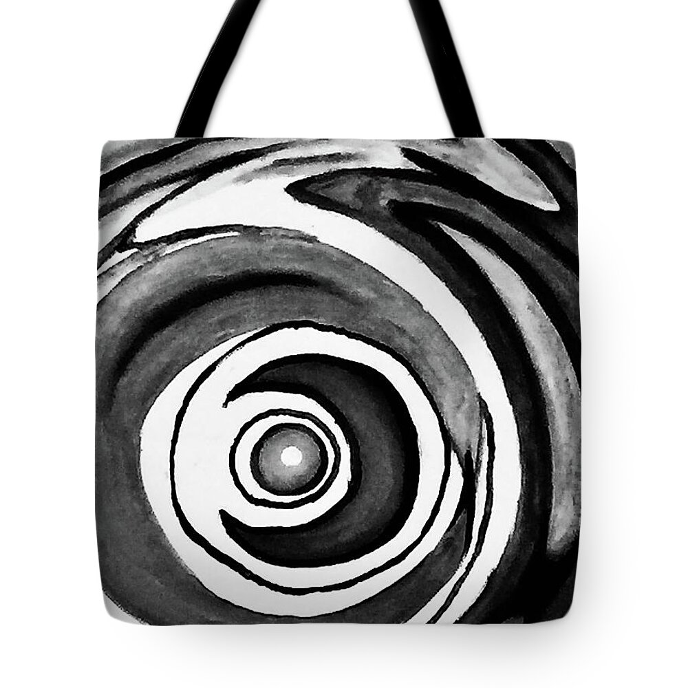 Spirals Tote Bag featuring the photograph Whirlwind by Kerry Obrist