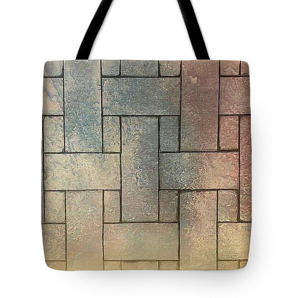 Weave Tote Bag featuring the painting Woven by Pour Your heART Out Artworks