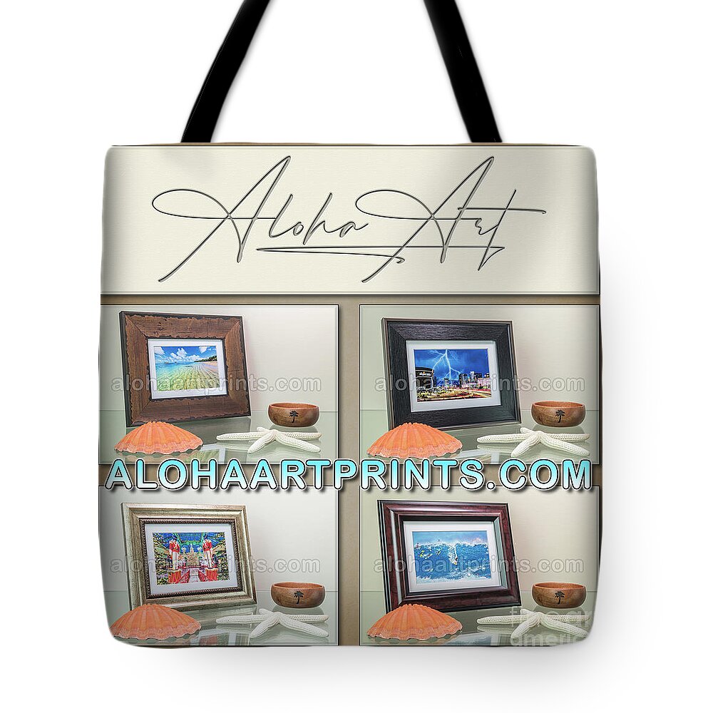 Popeye Sculpture Tote Bag featuring the photograph Wynn Popeye Statue Black White and Color by Aloha Art