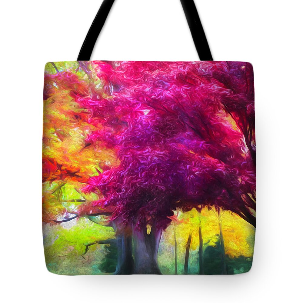  Tote Bag featuring the photograph Yellow and Red by Jack Wilson