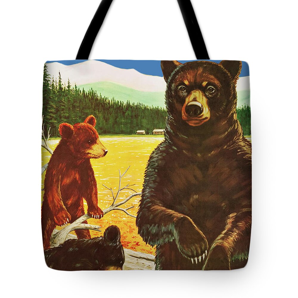 Yellowstone Park Tote Bags