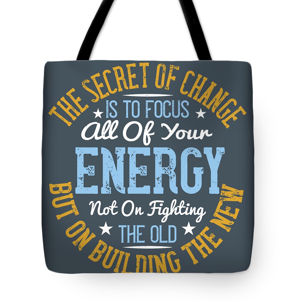 Be The Change Tote Bags