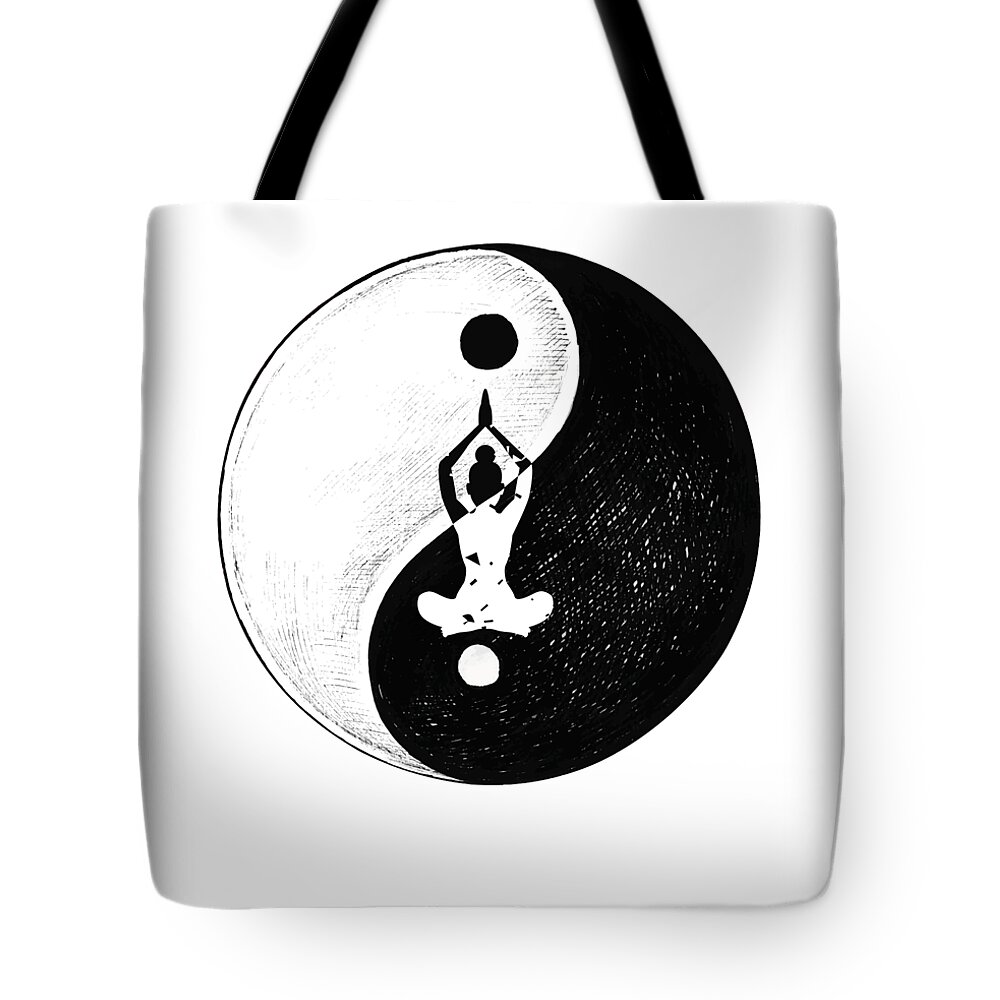 Yin & Yang Laptop Messenger Bag Zen Yoga Meditation 