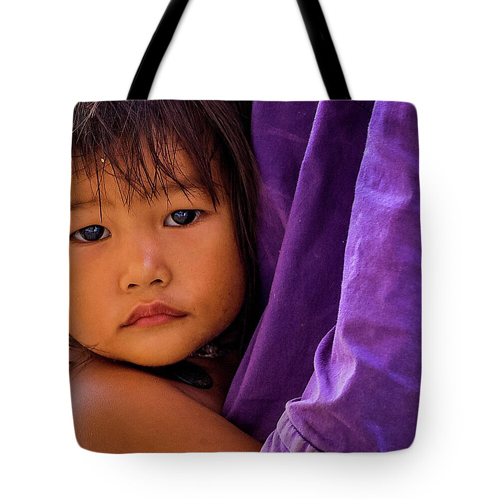 Battambang Tote Bag featuring the photograph Young Khmer at Tonle Sap by Arj Munoz