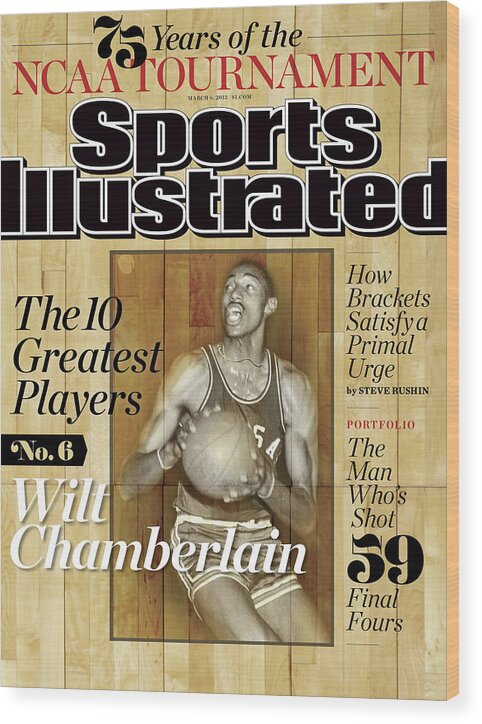 Magazine Cover Wood Print featuring the photograph The 10 Greatest Players 75 Years Of The Tournament Sports Illustrated Cover by Sports Illustrated