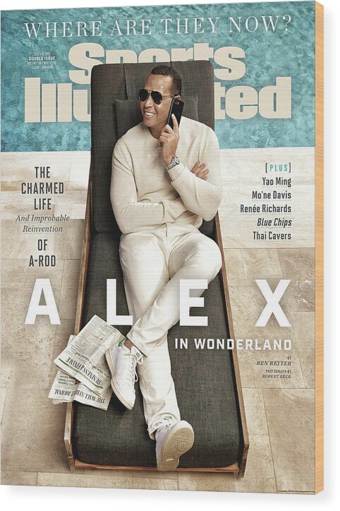 Magazine Cover Wood Print featuring the photograph Alex Rodriguez, Where Are They Now Sports Illustrated Cover by Sports Illustrated