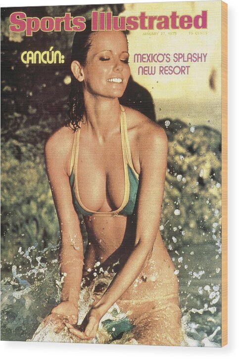 Social Issues Wood Print featuring the photograph Cheryl Tiegs Swimsuit 1975 Sports Illustrated Cover by Sports Illustrated