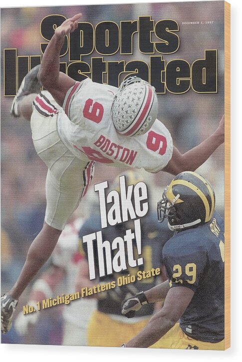 Magazine Cover Wood Print featuring the photograph December 1, 1997 Sports Illustra... Sports Illustrated Cover by Sports Illustrated