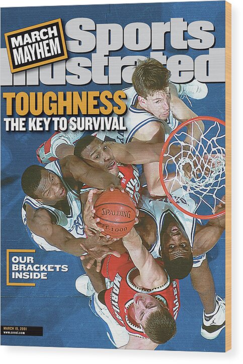 Atlanta Wood Print featuring the photograph Duke University Vs University Of Maryland, 2001 Acc Sports Illustrated Cover by Sports Illustrated