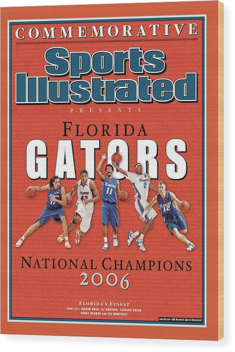 Taurean Green Wood Print featuring the photograph Florida Gators Commemorative Sports Illustrated Cover by Sports Illustrated