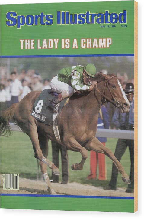 Horse Wood Print featuring the photograph Genuine Risk, 1980 Kentucky Derby Sports Illustrated Cover by Sports Illustrated