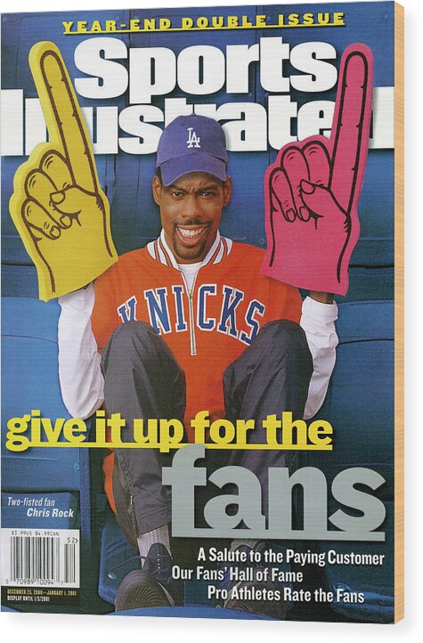 Magazine Cover Wood Print featuring the photograph Give It Up For The Fans A Salute To The Paying Customer Sports Illustrated Cover by Sports Illustrated
