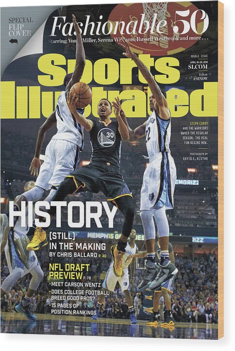 Federal Express Wood Print featuring the photograph History still In The Making Sports Illustrated Cover by Sports Illustrated