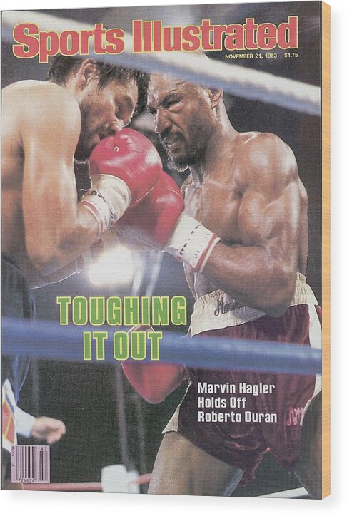 1980-1989 Wood Print featuring the photograph Marvelous Marvin Hagler, 1983 Wbcwbaibf Middleweight Title Sports Illustrated Cover by Sports Illustrated