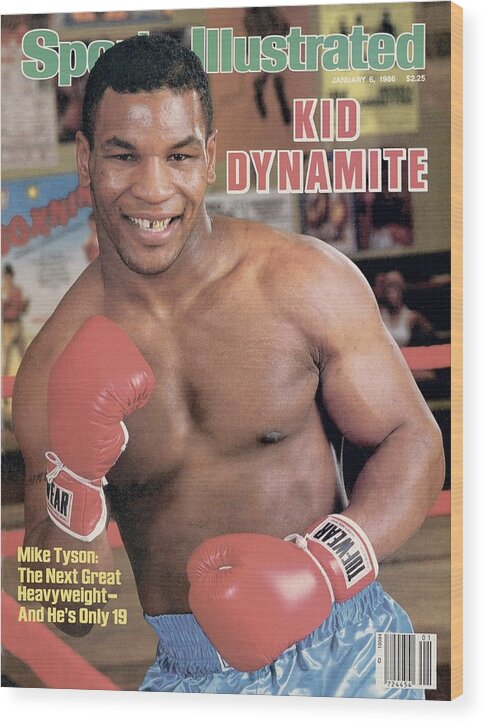 1980-1989 Wood Print featuring the photograph Mike Tyson, Heavyweight Boxing Sports Illustrated Cover by Sports Illustrated