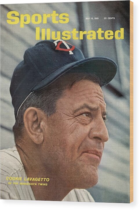 Magazine Cover Wood Print featuring the photograph Minnesota Twins Manager Cookie Lavagetto Sports Illustrated Cover by Sports Illustrated