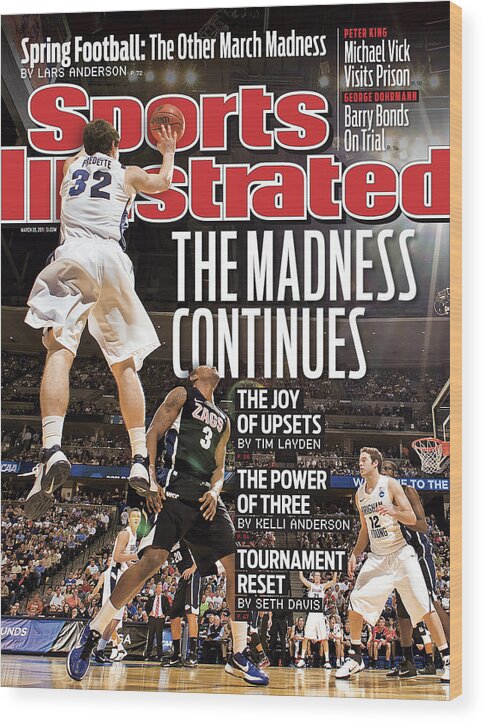 Playoffs Wood Print featuring the photograph Ncaa Basketball Tournament - Third Round - Denver Sports Illustrated Cover by Sports Illustrated