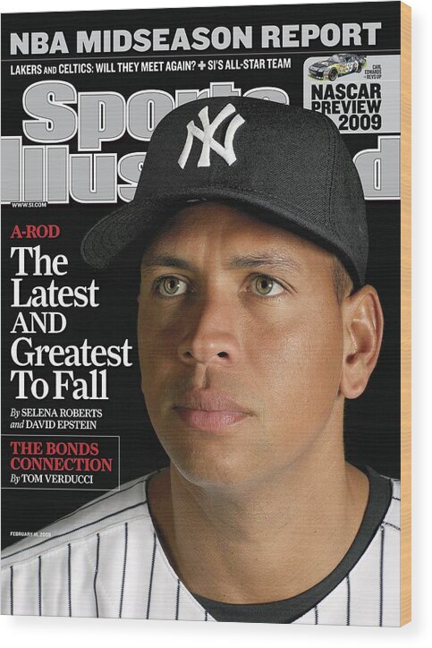 Media Day Wood Print featuring the photograph New York Yankees Alex Rodriguez Sports Illustrated Cover by Sports Illustrated