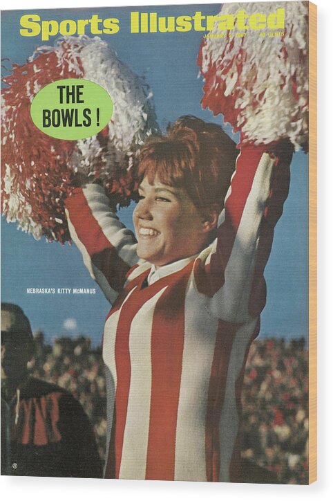 Magazine Cover Wood Print featuring the photograph The Bowls Nebraskas Kitty Mcmanus Sports Illustrated Cover by Sports Illustrated