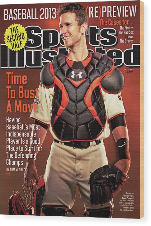 Magazine Cover Wood Print featuring the photograph Time To Bust A Move Baseball 2013 repreview Sports Illustrated Cover by Sports Illustrated