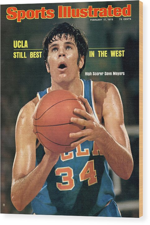 Magazine Cover Wood Print featuring the photograph University Of California Los Angeles Dave Meyers Sports Illustrated Cover by Sports Illustrated