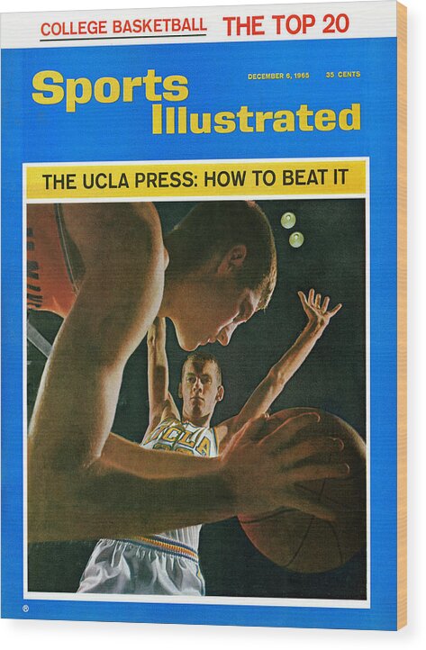 Magazine Cover Wood Print featuring the photograph University Of California Los Angeles Doug Mcintosh Sports Illustrated Cover by Sports Illustrated