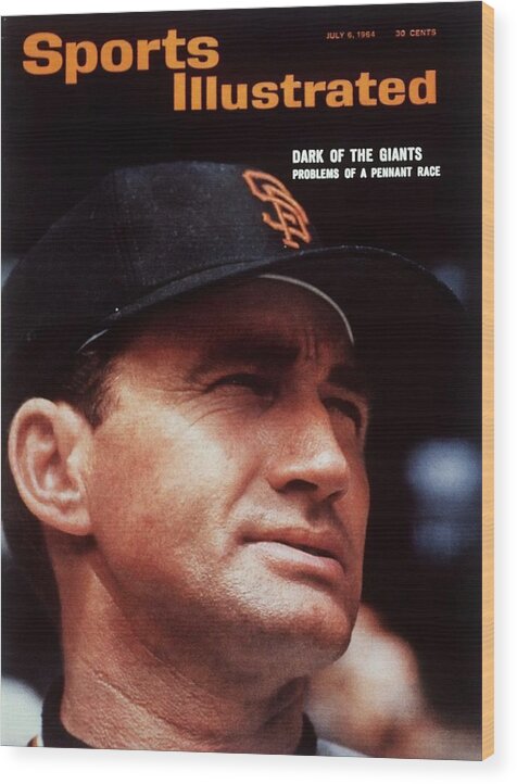 Alvin Dark Wood Print featuring the photograph San Francisco Giants Manager Alvin Dark, 1963 All Star Game Sports Illustrated Cover by Sports Illustrated
