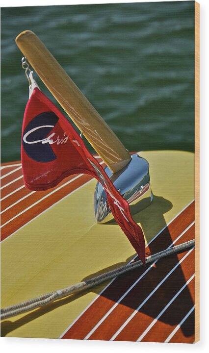 Chris-craft Wood Print featuring the photograph Chris Craft Classic SPECIAL by Steven Lapkin