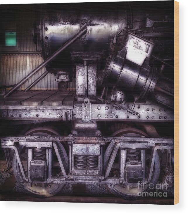 Train Art Wood Print featuring the photograph Plum Loco by Joseph J Stevens