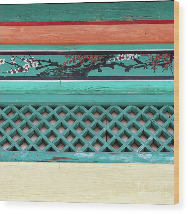 Mangisa Temple Wood Print featuring the photograph Mangisa Blossoms by Rebecca Caroline Photography