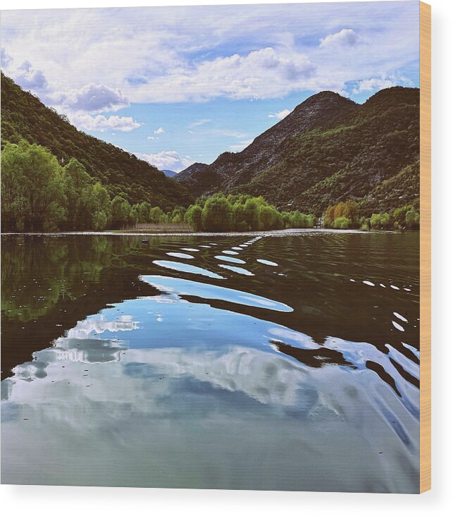 Montenegro Wood Print featuring the photograph Rijeka Crnojevica River by Rebecca Harman