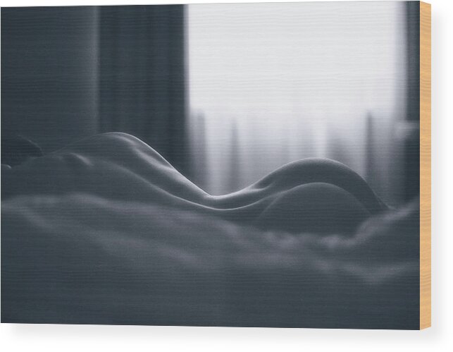 Fine Art Nude Wood Print featuring the photograph ... #1 by Zachar Rise