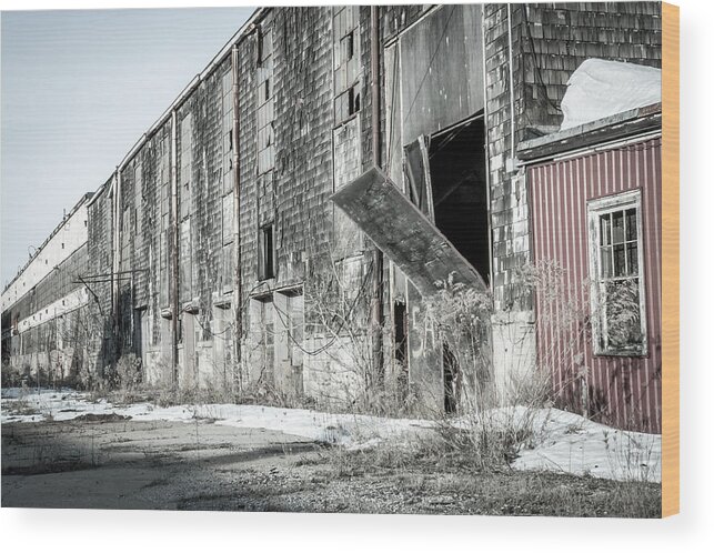 And Smelters Wood Print featuring the photograph Abandoned Building #1 by Nick Mares